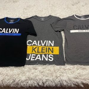 Calvin Klein" Boy 👦🏻 Bundle Of 3- T Shirt